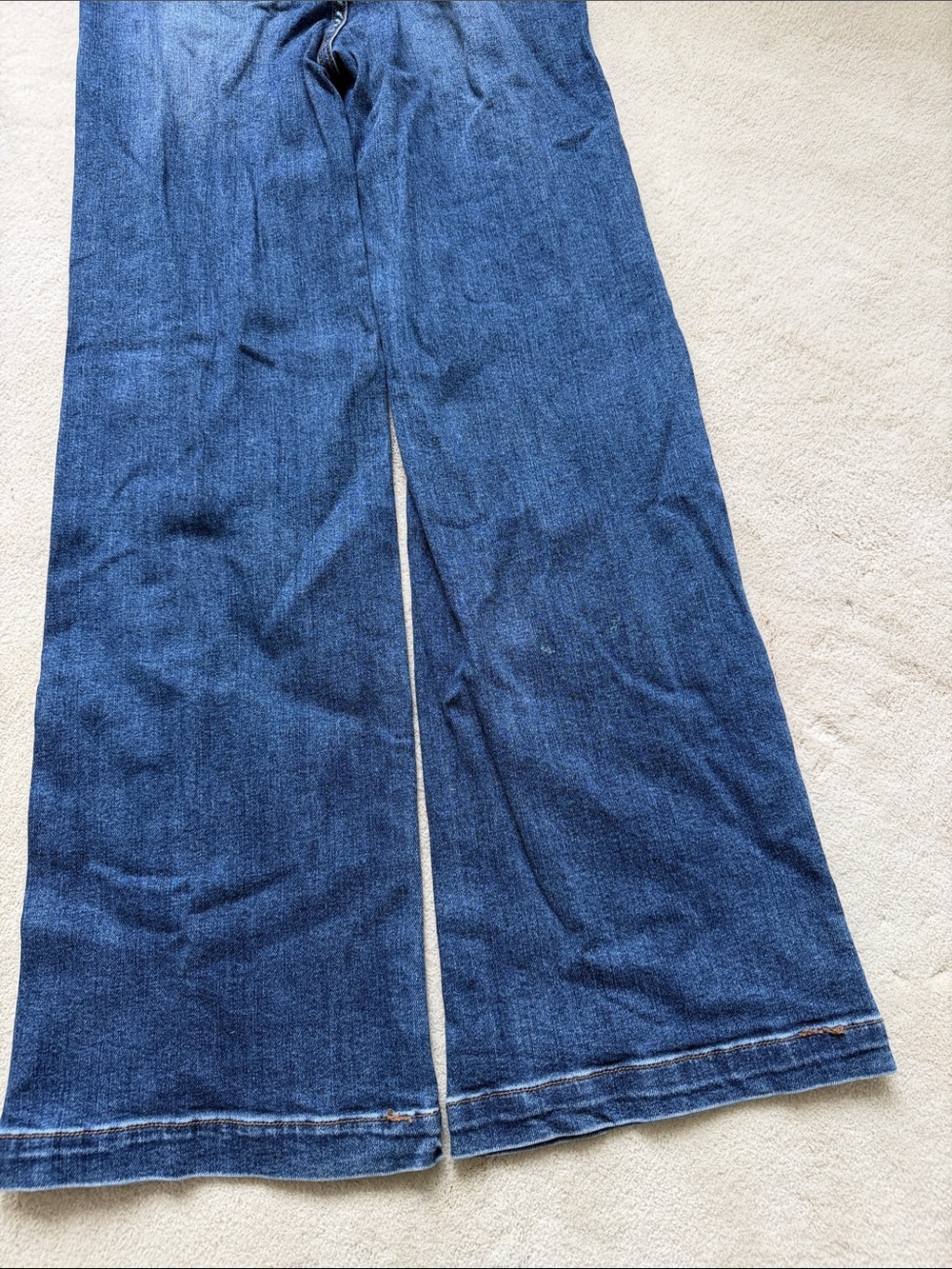 Risen Cameron Classic High-Waist Wide-Leg Jeans - Dark Blue - Picture 8 of 8